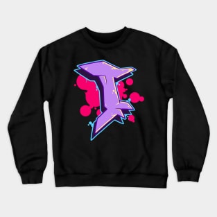 Letter I - Graffiti Street Art Style Crewneck Sweatshirt